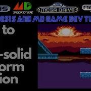 How To Code Semi Solid Platforms Sega Genesis Mega Drive Beginners Game Dev Tutorials