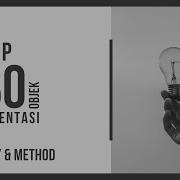 3 Konsep Property Dan Method Pada Pemrograman Berorientasi Object KONSEP PBO OOP