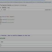 The Shuffle Function In Python How To Shuffle Elements In The List In Python
