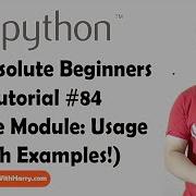 Pickle Module Python Tutorials For Absolute Beginners In Hindi 84