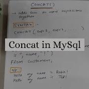 CONCAT FUNCTION IN SQL CONCAT FUNCTION IN SQL WITH EXAMPLE