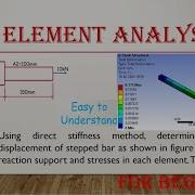 Finite Element Method 1D Problem Step Bar On ANSYS Software