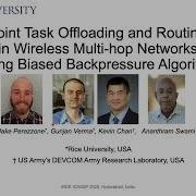 Joint Task Offloading And Routing In Wireless Multi Hop Networks Using Biased Backpressure Algo