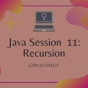Java Session 11 Recursion