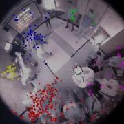 People Clustering Using KLT Tracker Normalized Cut