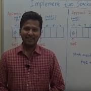 Implement Two Stacks In One Array Algorithm
