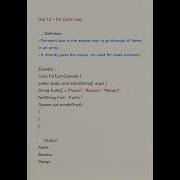 For Each Loop Java For Each Loop Loops Java Programming Java Javaprogramming Techeducation
