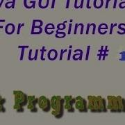 Java GUI Tutorial 14 Radio Buttons