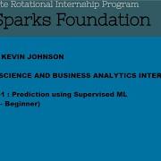 TSF TASK 1 Prediction Using Supervised ML Level Beginner Data Science And Business Analytics