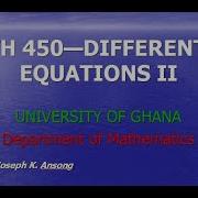 Math450 LEC01 The Matrix Exponential Function