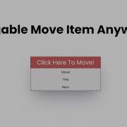 How To Create A Draggable Move Item With JavaScript JavaScript Draggable Move Item Raselcoder