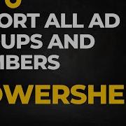 Export All Active Directory Groups And Members