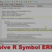 Cannot Resolve R Symbol Android Studio 2 1 Tutorial LATEST