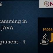 NPTEL Programming In Java Week 4 Programming Assignment 4 Answers Solution 2026 Jan