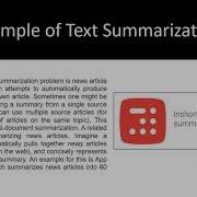 Abstraction Based Text Summarisation INTL NLP 11 BY Mr Kishore