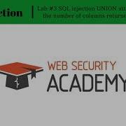 SQL Injection Lab 3 SQLI UNION Attack Determining The Number Of Columns Returned By The Query