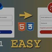 HTML CSS Code Login Page Like PayPal S Part 1