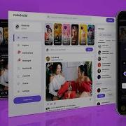 Responsive Social Media Website With Theme Customization Using HTML CSS JavaScript