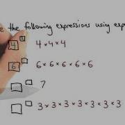 Writing Exponents Visualizing Algebra