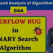 OVERFLOW BUG In Binary Search Implementation Solutions Dilip Kumar Gangwar