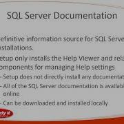 10 SQL Server Documentation