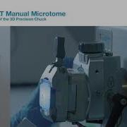SRM 300 LT Manual Microtome Adjusting The Angle Of The 3D Precision Chuck