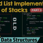 Linked List Implementation Of Stacks Part 3