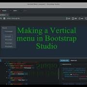 Vertical Menu In Bootstrap Studio