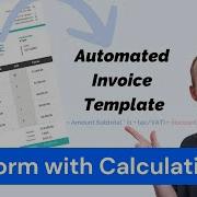 Fillable PDF Forms With Calculations How To Create Automated Invoice Template