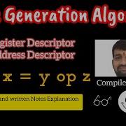 Code Generation Algorithm Compiler Design