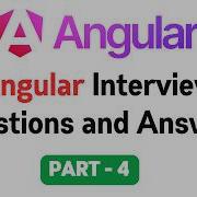 Angular Interview Questions And Answers Part 4