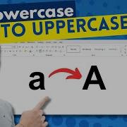 MS Word Convert Lowercase To UPPERCASE 1 MINUTE