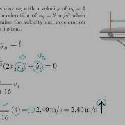 Dependent Motion Problem 3 Dynamics Tutorial