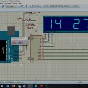 Proteus Arduino Uno 7seg Led 8 Digit Clock