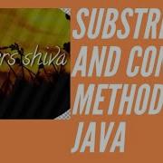 SubString And Concat Method In Java