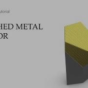 Grasshopper Tutorial Brushed Metal Mirror