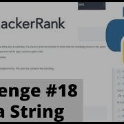 Hackerrank Python Challenge 18 Find A String