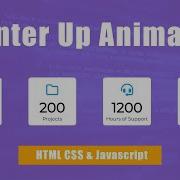 Responsive Animated Counter Using Javascript With HTML CSS Counter Up Animation Javascript