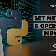 Python SET Methods And Operators Python SET Union Intersection Difference Hindi Urdu
