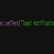 Android Toast Notification 12 Beginner