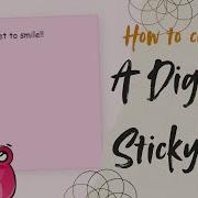 Digital Sticky Note Using HTML CSS Cute Simple Tutorial