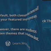 How To Use Featured Images
