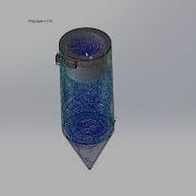 Solidworks Flow Simulation анализ циклонного фильтра