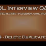 Part 4 Delete Duplicate Rows In Sql