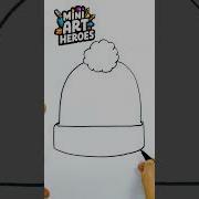 How To Draw A Winter Hat Draw Beret Mini Art Heroes Easydrawing Howtodraw Drawingforkids