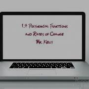 AP Precalculus 1 4 Polynomial Functions And Rates Of Change