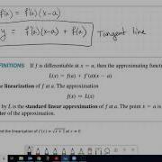 Linearization