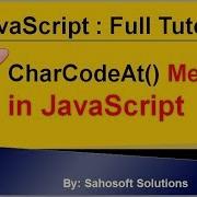 CharCodeAt Method In JavaScript JavaScript Full Tutorial In Hindi