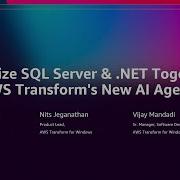 AWS Re Invent 2025 Modernize SQL Server NET Together With AWS Transform S New AI Agent MAM340
