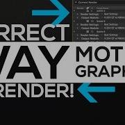After Effects Tutorial Render Settings Properly Explained Motion Graphics Rendering